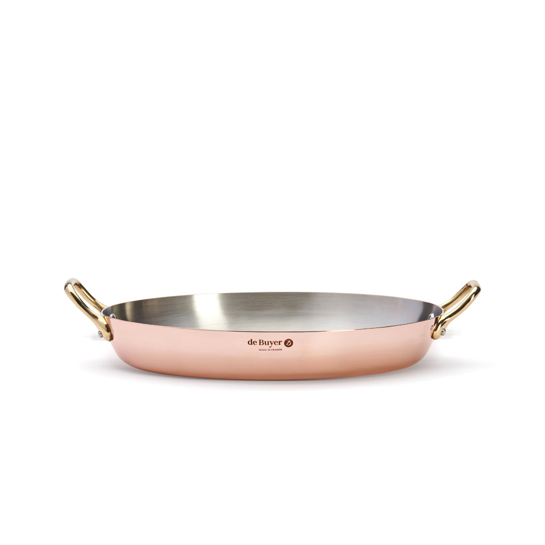 de Buyer Inocuivre Service Copper Oval Pan