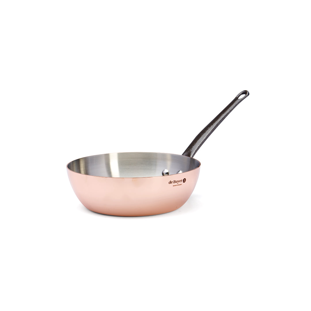 INOCUIVRE TRADITION Copper Conical Saute Pan