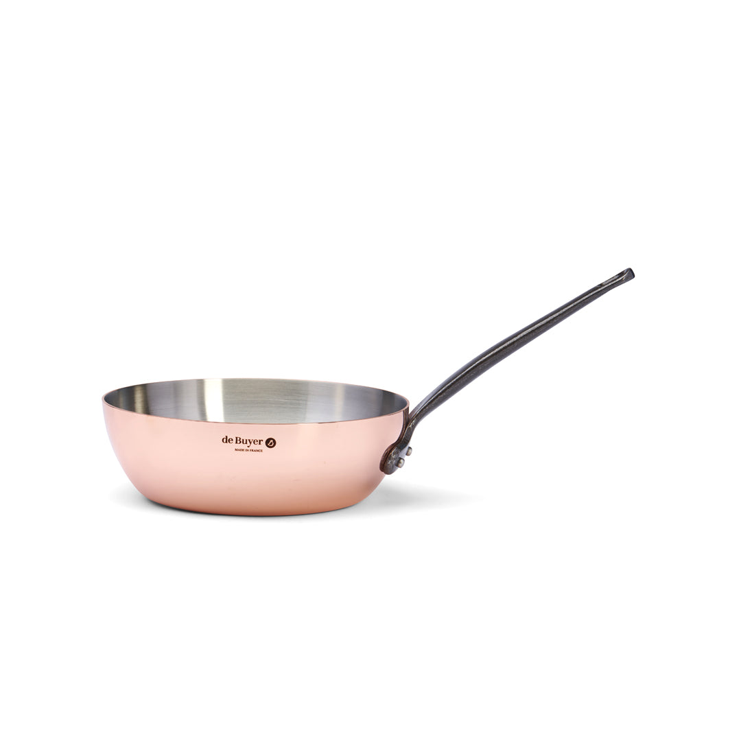 INOCUIVRE TRADITION Copper Conical Saute Pan