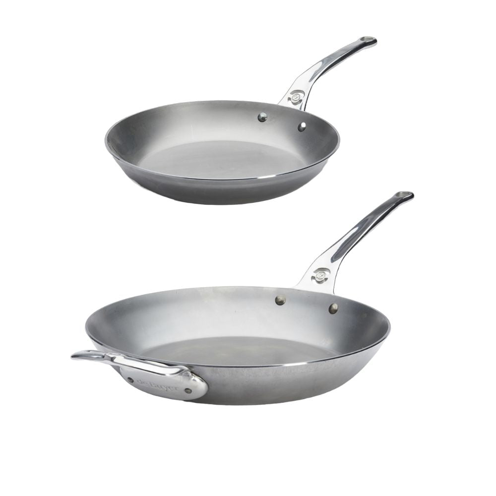 MINERAL B PRO Fry Pan Value Set 2 Pieces – de Buyer