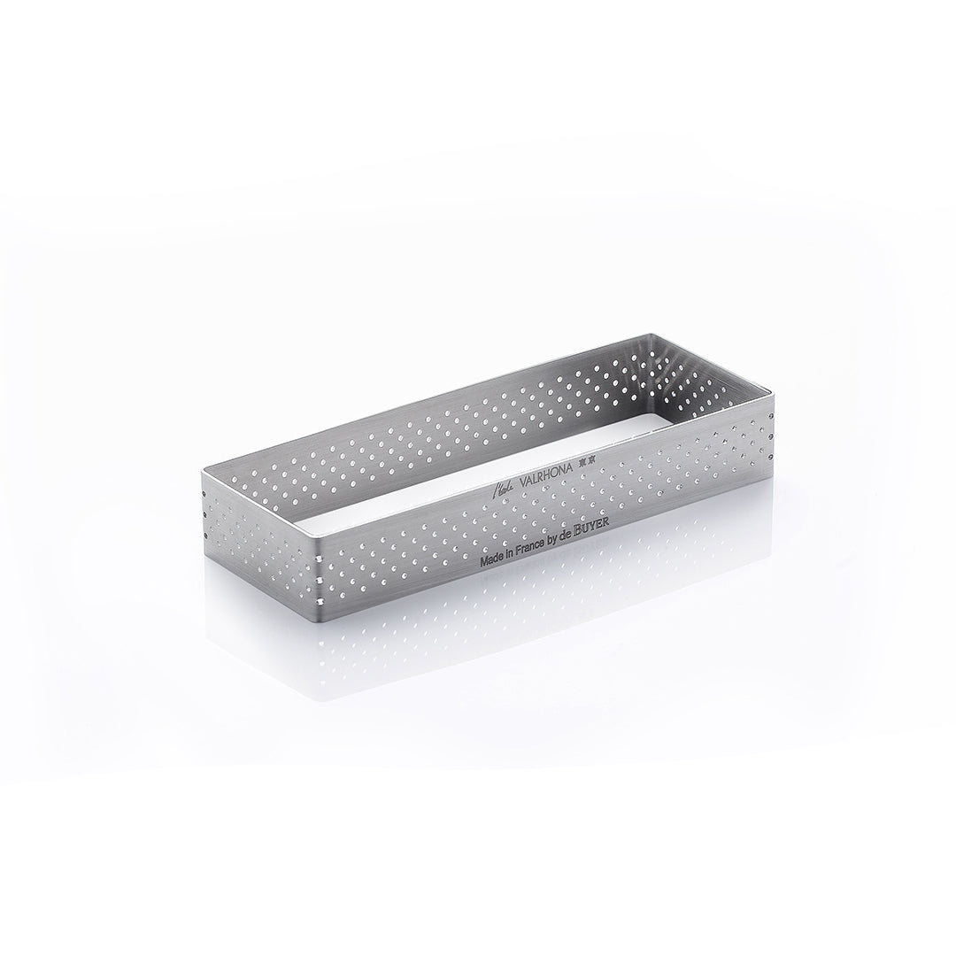 Perforated Rectangular Tart Ring Height 0.8"