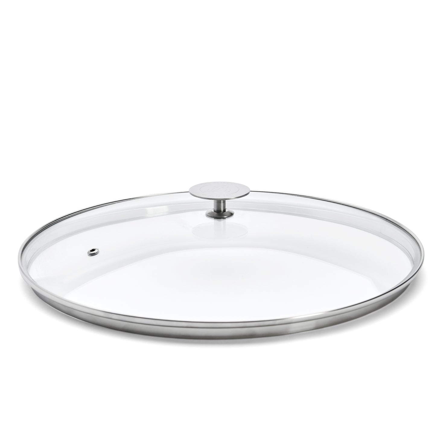 Glass Lid with Stainless Steel Knob, Tall Rim