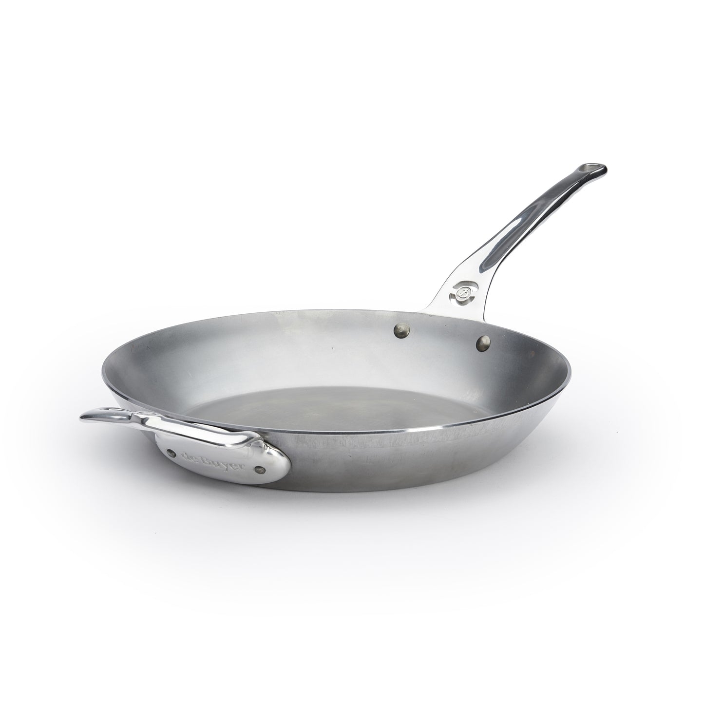 MINERAL B PRO Carbon Steel Fry Pan with Helper Handle