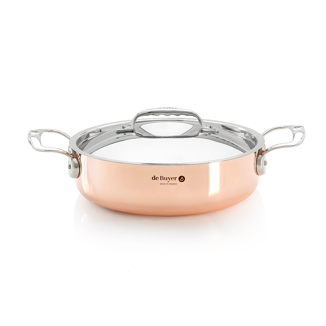 PRIMA MATERA Copper Sauteuse Pan