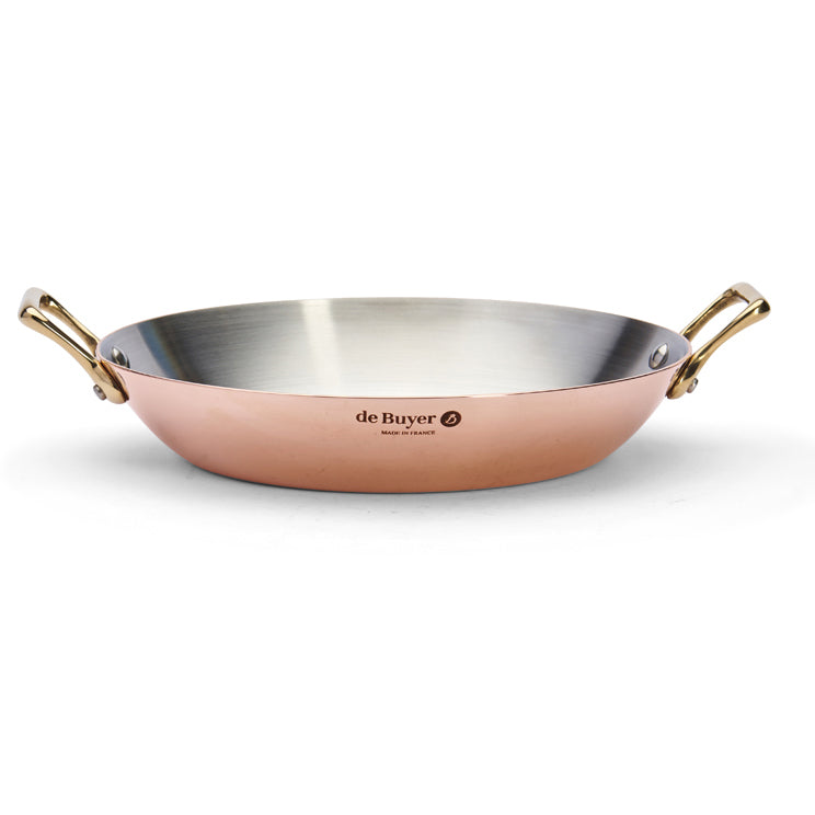 Handmade 11 Copper Chef's Pan with Lid