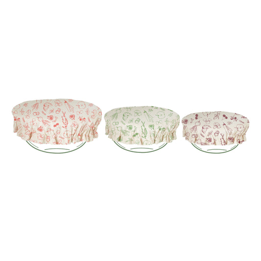 Set of 3 Round Food Covers