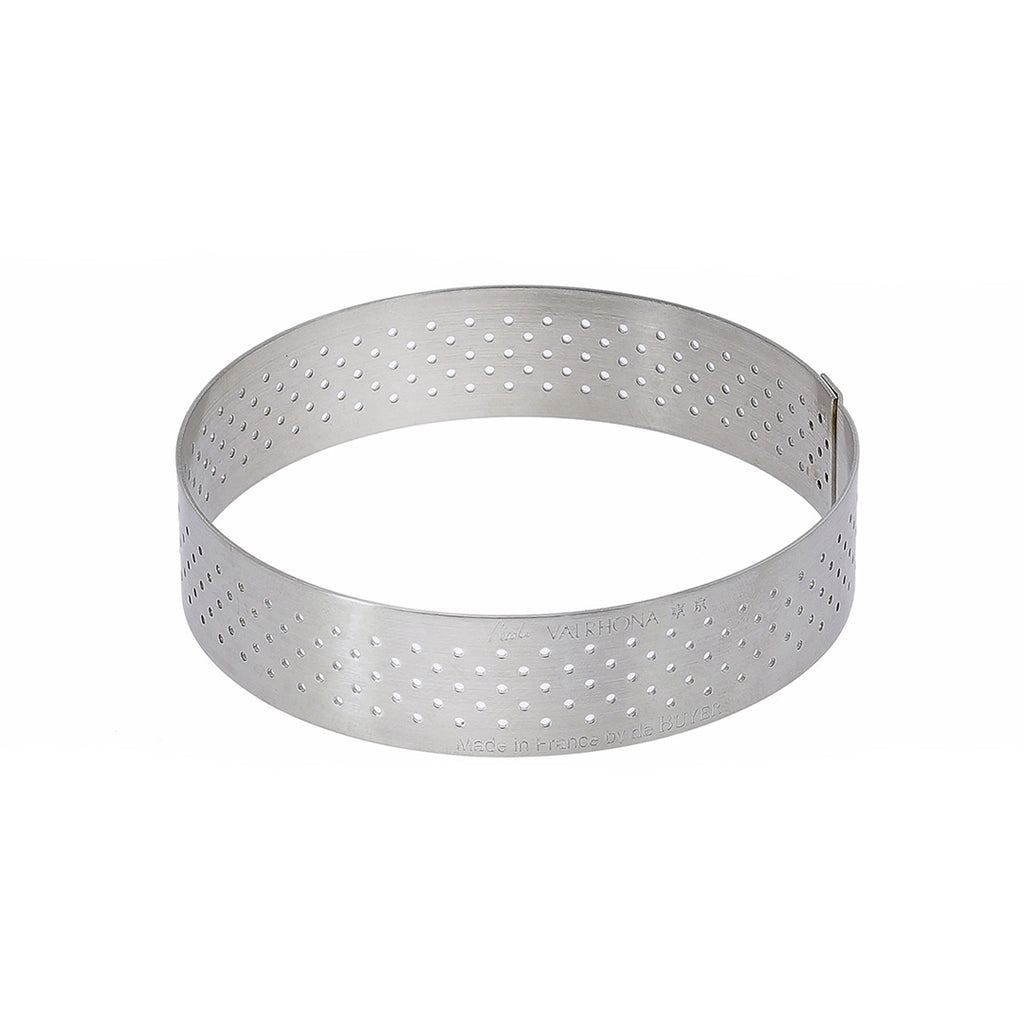 Perforated Round Tart Ring Height 0.8