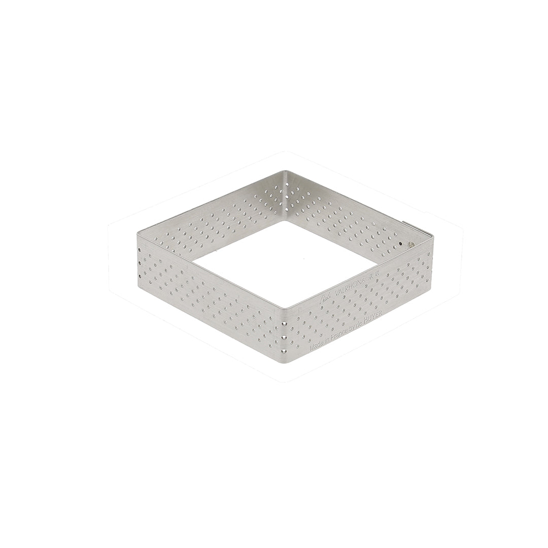 Perforated Square Tart Ring Height 0.8"