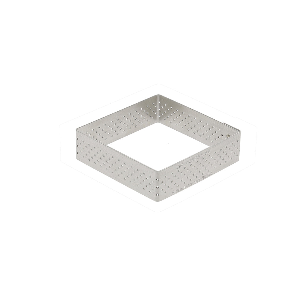 Perforated Square Tart Ring Height 0.8