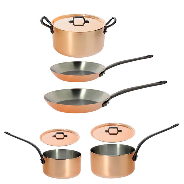 Home Innovation 2-Piece Copper Turkey Roaster Pan Set Non Stick 
