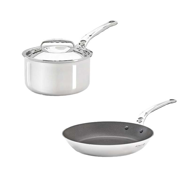 de Buyer Affinity 9 5/16 5-Ply Stainless Steel Fry Pan 3724.24