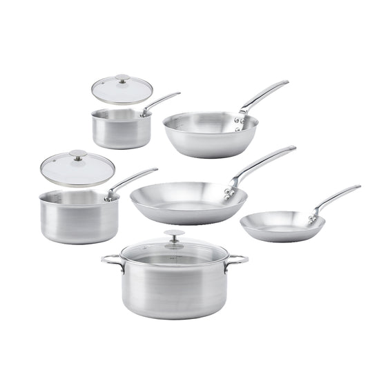 ALCHIMY 3-ply Stainless Steel Cookware Set 9 Pieces