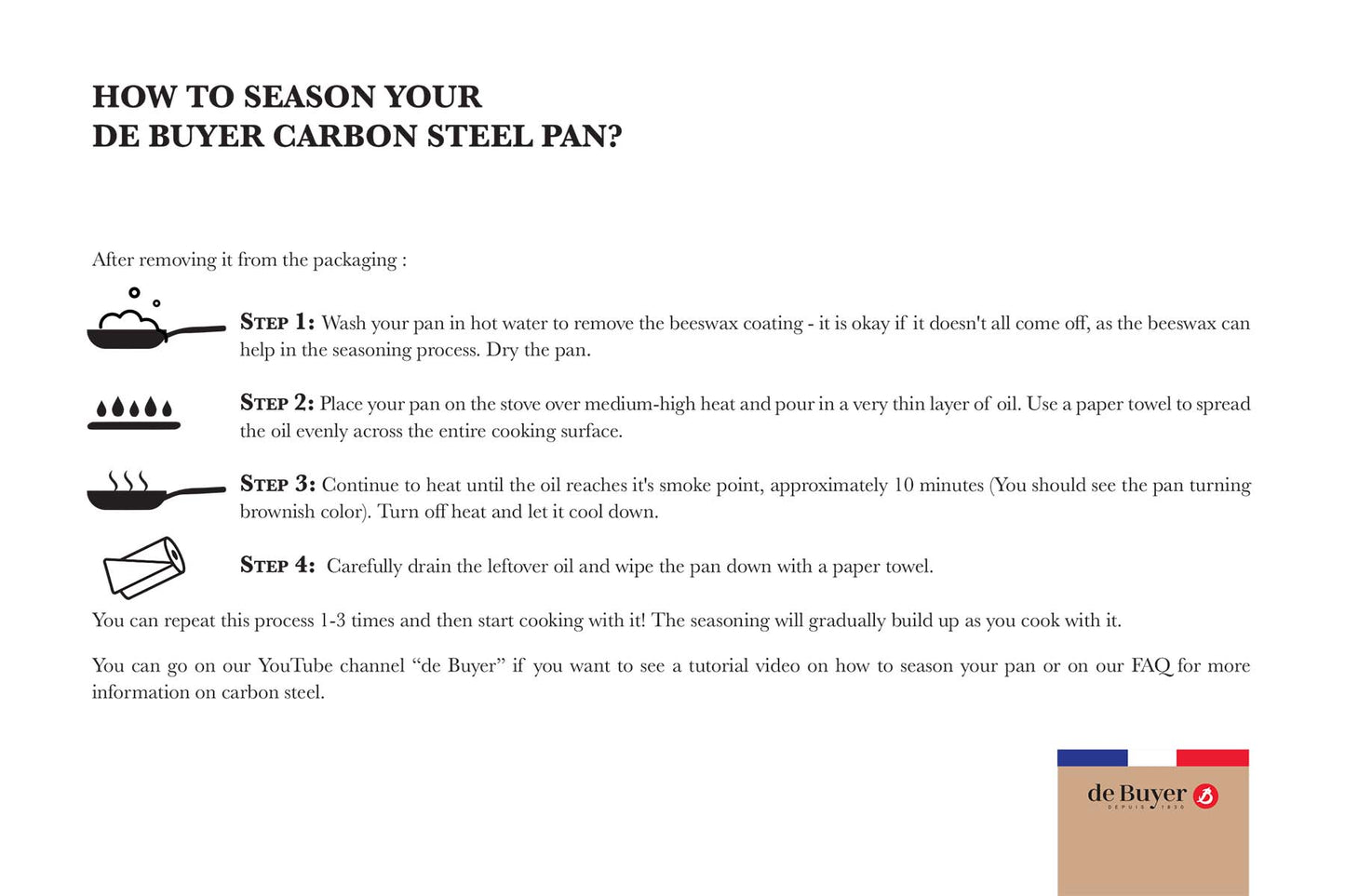 Carbon Steel Care & Tips