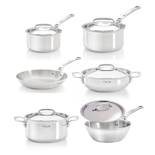 AFFINITY 5-ply Stainless Steel Signature Cookware Set 11 Pieces